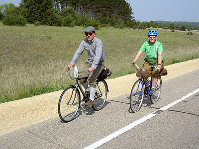 Two Riders north of Bay City