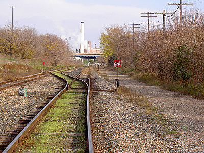 Tracks to the east in St Paul
