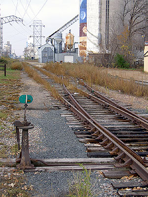 Railway north of 42nd Street at Hiawatha