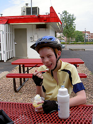Henry at Dairy Queen