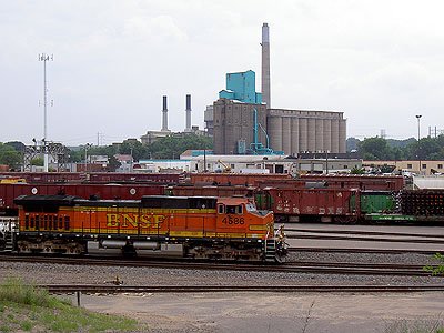 Trainyards in northeast Minneapolis