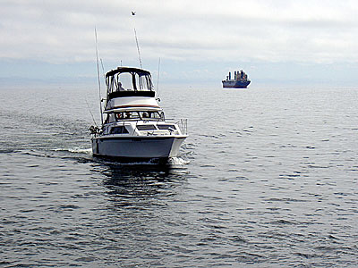 Fishing Boat coming into Ship Canal