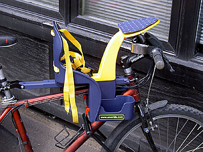 Weeride Child Seat on Xtracycle