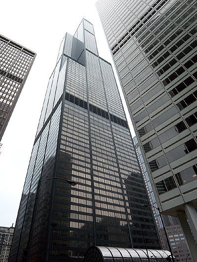 Sears Tower on a cloudy day