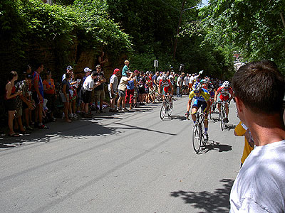 Racers Grind up the Stillwater Hill