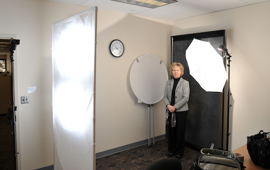 The Transitional Imaging Project lighting setup