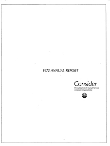 MSI 1972 Annual Report cover