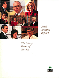 MSI 1986 Annual Report cover