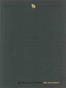 MSI 1991 Annual Report cover